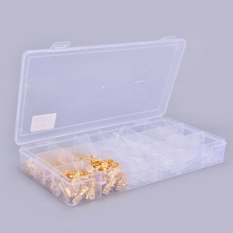 300PCS Cold-pressed Assorted Crimp Terminal Wire Crimping Toosl Combination _kz