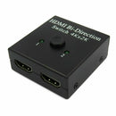 HDMI Splitter BI-Directional Switch 1 In 2 Out / 2 Input 1 Output for TV-Monitor