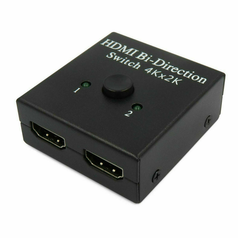 HDMI Splitter BI-Directional Switch 1 In 2 Out / 2 Input 1 Output for TV-Monitor