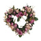 34cm Rose Flower Wreath Hanging Ornaments for Front Door Party DIY Purple