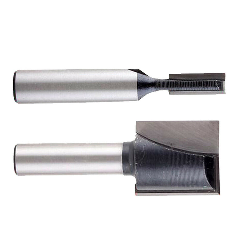 2 Pieces 8mm Cleaning Bottom Engraving Bit Solid Carbide Router Bit Woodworking