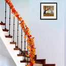 Imitation Cane Rattan Maple Leaf Halloween Decoration Artificial Plants