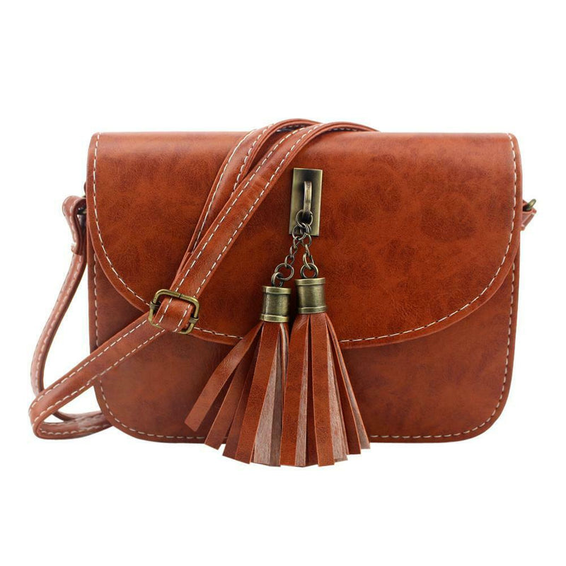 women messenger bags crossbody bags ladies shoulder purse(Light brown)