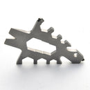 Multifunctional Outdoor Camping Stainless Steel Opener Wrench Screwdriver Cutter