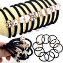 10x Women's Elastic Hair Ties Band Ropes Ring Ponytail Holder Accessories Hot