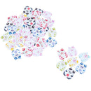 50Pcs Multicolor Cat 2 Holes DIY Wooden Buttons Sewing Scrapbooking Accessor ME