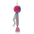 Bohemian Jewelry Shell Hair Ball Keychain With Tassel Bag Accessories Bag H J1Z3