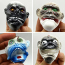 1PC TPR ghost masks finger puppet kids toys gift hand puppet Halloween props BX