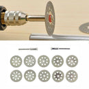 10PCS Diamond Cutting Wheel Saw Blades Cut Off Discs Set for Rotary Tool