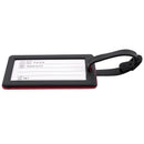 Red Secure Travel Suitcase Luggage Name ID Holder Label Tag Claim Hands OFF T2S2