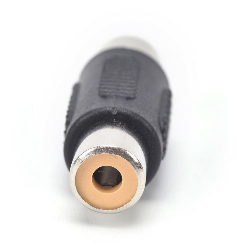 5pcs Female RCA Audio/Video AV Cable Cord Extension Adapter Connector Plug TO