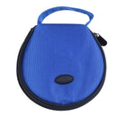 Zippered 20 Slots CD DVD VCD Wallet Holder Storage Case Organizer Blue