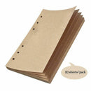 Refillable Craft Paper Perfect Premium PU Leather Classic Embossed Travel J