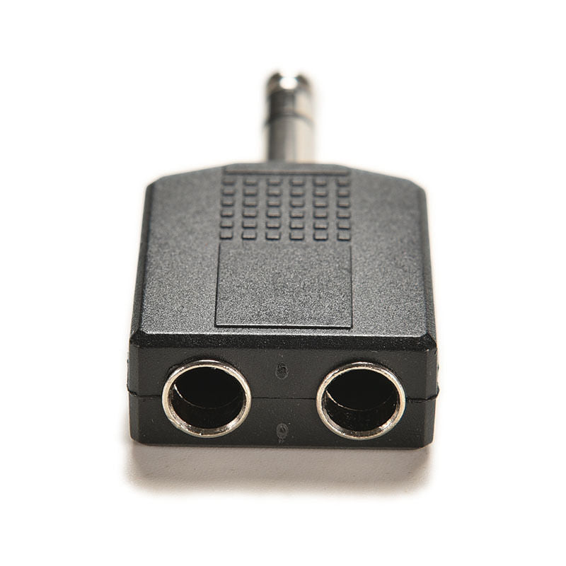 1/4" Stereo Plug Adapter to 2-way 6.35mm Stereo Jack Headphone Y Splitter JKSPTO