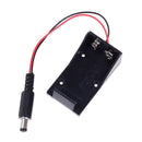 2Pcs 9V Battery Holder Box Case Wire Plug For Arduino R3 3C