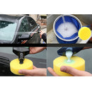 12pcs Polish Wax Round Foam Sponges Applicator Pads for Clean Car Glass JR