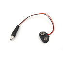 10Pcs Experimental 9V Battery Snap Power Cable to DC Clip Male Line  Z