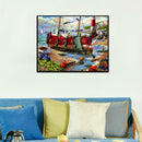 5D DIY Full Drill Diamond Painting Cross Stitch Embroidery Kits (Seaside)