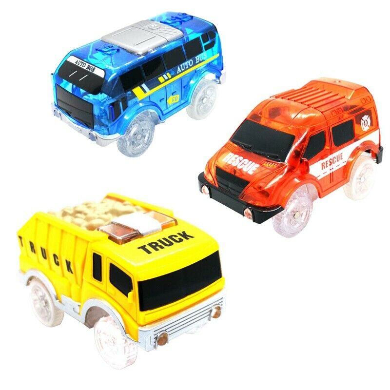 3 Pack Track Cars Compatible with Magic Tracks and Neo Tracks Replacement L J9B3