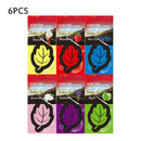 6 pcs Hanging Tree Leaf Air Freshener Auto Home Office Fragrance Scents