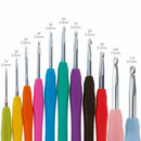 Crochet Hooks Set 27pcs Knitting Tool Accessories with Bag, Inclued 11pcs C