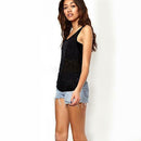 Sexy Women Casual Sleeveless Loose Vest Shirt Blouse Tank Top Black M