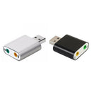 USB to Audio Adapter External USB to 2 x 3.5mm Stereo Jack Audio Splitter
