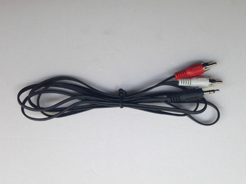 Long 3.5Mm Aux Audio Output Auxiliary Cable Cord To Rca Mp3 Hica 3C