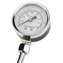 0-16PSI Stainless Steel Tire Pressure Gauge Dial Meter for Car Motorcycle
