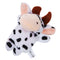 Black and White Dairy Cow Hand Puppet Finger Puppets H4J7
