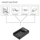 For Canon LP-E8 Camera Battery Charger LCD Display USB Input EOS 550D 600D 650D