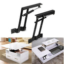 2Pcs Folding Spring Tea Table Hinge Furniture Lift Up Top Mechanism Hardwar