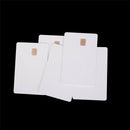 5X ISO PVC IC With SLE4442 Chip Blank Smart Card Contact IC Card Safety White LJ