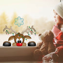 DIY Christmas Stickers Window Glass Decorative Decals Xmas Poster (D)