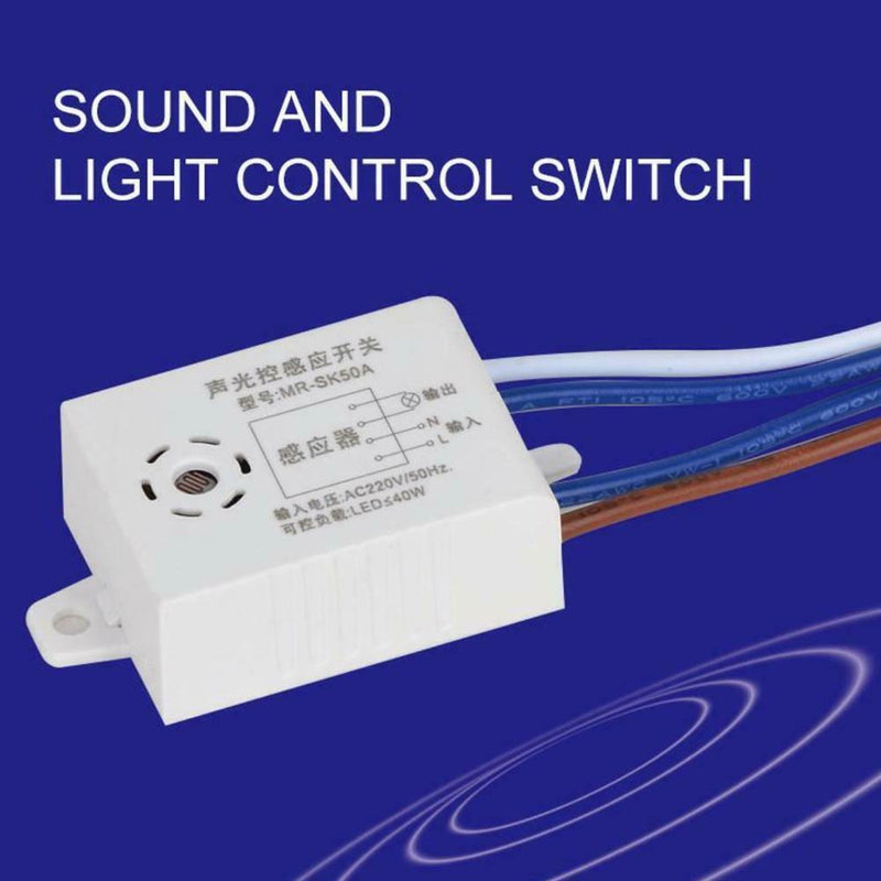 1-40W LED Automatic Sound Light Control Sensor Intelligent Ceiling  New