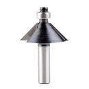 8mm Shank Carbide 45 Degree Chamfer Bevel Router Bit For Woodworking DIY