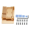 Protective Case Shell Enclosure Heat Sinks Aluminum Alloy for Raspberry Pi4