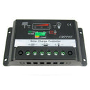 15A PWM Solar Panel Battery Regulator Charge Controller 12V 24V Auto Switch