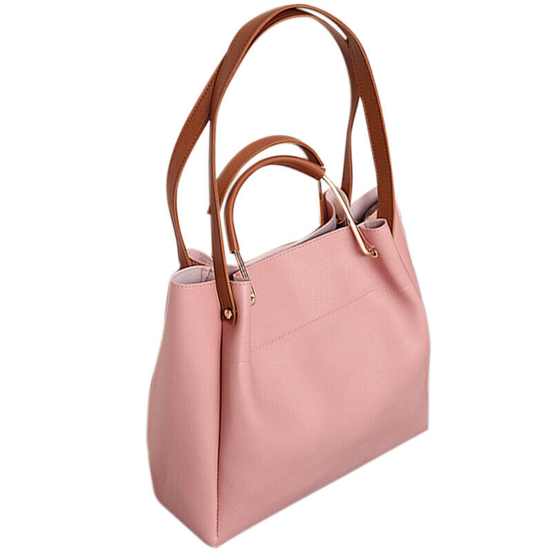 Fashion Female Shoulder Bag Pu Leather Women Handbag Simple Style Messenger W1M3