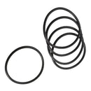 5 Pcs 70 x 3.5 x 63 mm Flexible Black Rubber O Ring Oil Seal Gaskets U8K5