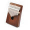 17 Keys Kalimba Wood Mahogany Mbira Thumb Piano Musical Instrument (Yellow)