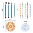 20pcs Dotting Tools Set Ball Embossing Craft Painting Rocks Mandala Stencil DIY