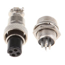 GX12 4-Pin Waterproof Aviation Connector Plug & Socket