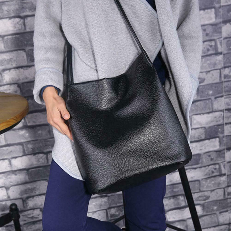 2016 Designer Women Cross Body Bags Large Capacity Shopping Bag(black)