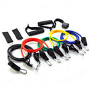 11x Resistance Band TPE Elastic Pull Rope Home Gym Fitness Equipment Tool
