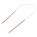 18 Pairs 16'' (40cm) Circular Carbonized Bamboo Knitting Kits Needles Set (