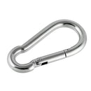 Hiking Stainless Steel Carabiner Key Chain Clip Snap Hook Camping Keyring