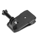 360Â° Rotatable Multi-functional Backpack Clip with Screw for GoPro 4 3+ 3