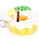 8 Pcs Doughnuts Keychain Pendant Bread Food Keyring For Souvenior Gift M&E