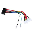20P ATX To 2 Port 6Pin AT PSU Converter Power Cable For Computer 286 386 4VG ^TE